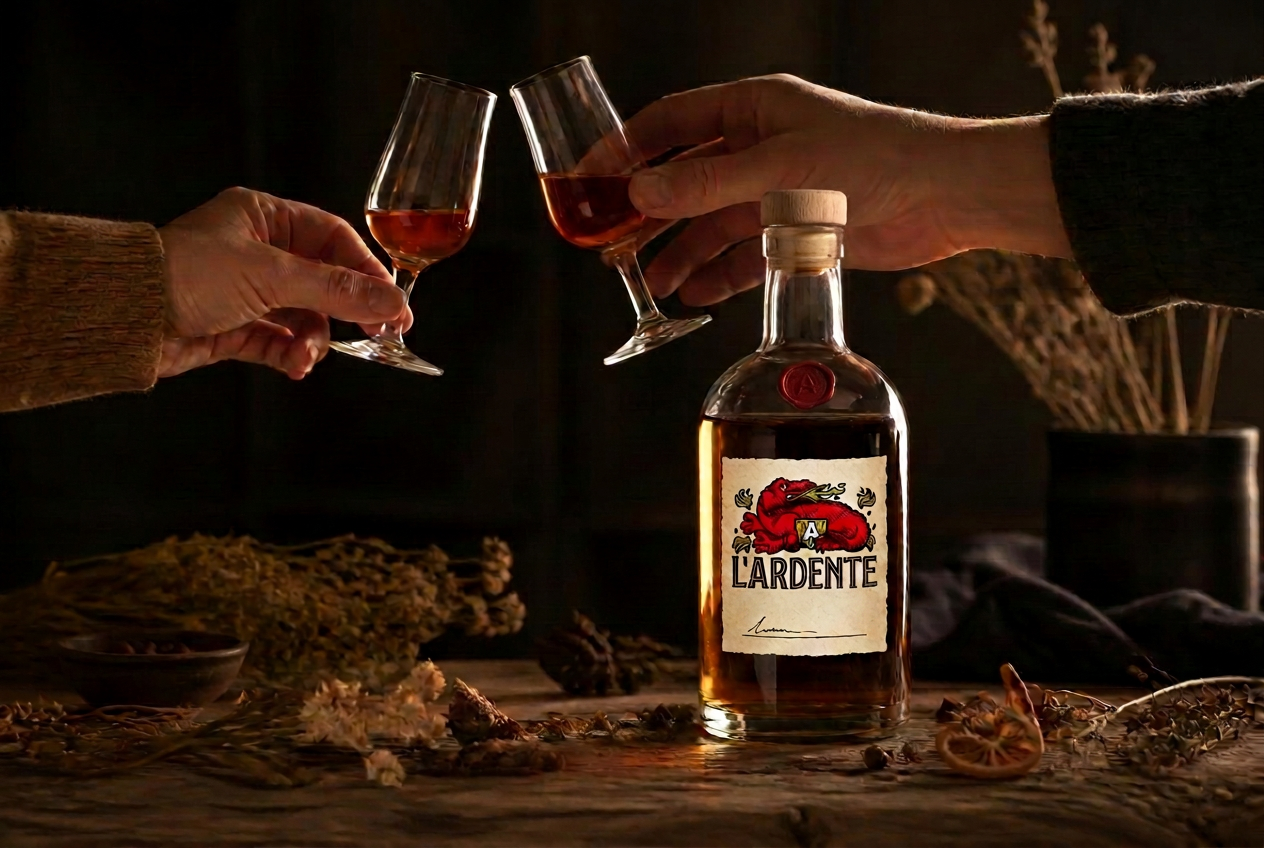 Si brinda insieme al liquore appena nato.