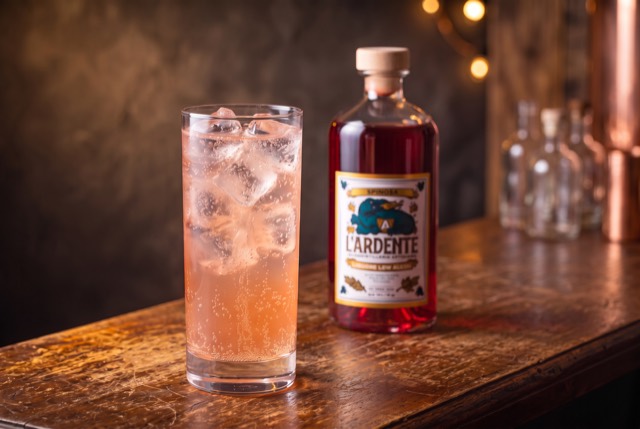 Bici Elettrica — cocktail firmato L'Ardente a base di Spinosa e kombucha